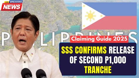 when is the 2nd tranche of sss pension increase|Release of P1,000 pension increase for SSS retirees pushed.